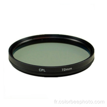 Lentille optique de la caméra CPL Filtre Polarisant Circulaire